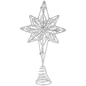 Anijs Ster Tree Topper Star Kerstvakantie Boom Topper Iron Star Festival Treetop Decor Voor Thuis Xmas Party Supplies