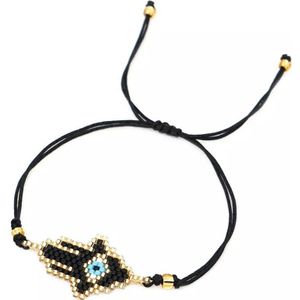 Ins Boho Armbanden Voor Vrouwen Miyuki Lucky Evil Eye Armband Turkse Eye Sieraden Mannen Pulseras Mujer Moda Hamsa Hand armband