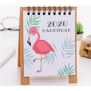 24 pak/partij Eenvoudige Mini Cactus Kat En Peer Desktop Papier Kalender Dagelijks Scheduler Tafel Planner Jaarlijks Agenda Organisator