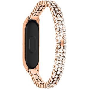 Diamonds Rvs Horloge Band Armband Voor Xiao Mi Mi Band 4 Smart Pols Band Metalen Armband Riem Voor Mi band 4 # @ 9