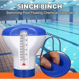 5 Inch Zwembad Spa Chemische Dispenser Drijvende Tablet Chloor Automatische Applicator Leverancier Pomp Zwembad Accessoires