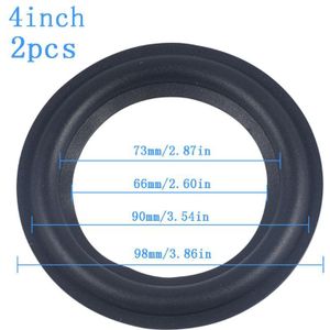 4/5/6.5/8/10/12 Inch Universele Hoge Elasticiteit Speaker Surround Reparatie Schuim Woofer Edge Vervanging Foam Rubber