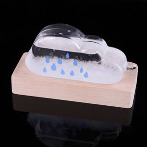 Stijlvolle Desktop Weersverwachting Water Glazen Fles Met Base Barometer Flessen Weerstation