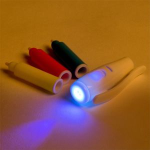 Magic 3 Kleuren Uv Fluorescerende Pen Licht Combo Creatieve Briefpapier Onzichtbare Inkt Pen Briefpapier Kantoor Schoolbenodigdheden Secret Diy
