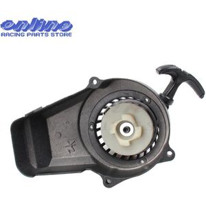 Aluminium Legering Pull Start Starter + Vliegwiel W Klauw Voor 47cc 49cc Pocket Mini Moto Dirt Bike Crosser atv Quad Mini Moto