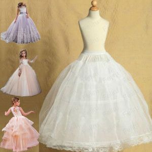 2 Hoop Lolita Rok Voor Pettiskirt Kinderen Bruiloft Bloem Meisjes Petticoat Onderrok Slips Prinses Voor Kind 2-14 Jaar vestidos