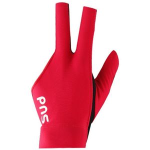 Pns Biljart Pool Cue Handschoenen Zwart/Rood/Blauw Links Rechterhand Duurzaam Comfortabele Handschoenen Professionele Handschoenen Billard Accessoires
