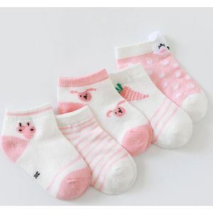 5Pairs/lot 0-2Y Infant Baby Socks Baby Socks for Girls Cotton Mesh Cute Newborn Boy Toddler Socks Baby Clothes Accessories