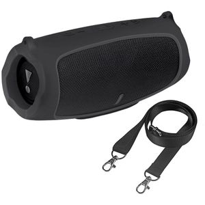 Outdoor Reizen Silicone Case Cover Skin Met Riem Voor Jbl Lading 5 Draagbare Draadloze Bluetooth-Compatibel Speaker