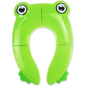 Kids Reizen Vouwen Potje Seat Pad Kikker Uil Draagbare Baby Toilet Training Pot Stoel Plastic Cover Kussen in doos