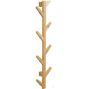 6/8 Haken Kapstok Muur Massief Houten Muur Opknoping Woonkamer Slaapkamer Decoratieve Kledingrek Alle Hoed Rack Bamboe meubels