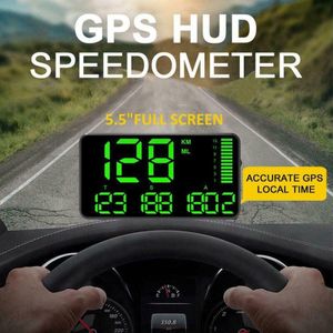 Set Hud Snelheidsmeter Kit C90 Universele Auto Digitale Display Overspeed Zwart