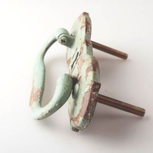 Antieke Chinese Lade Donkere Handvat Pull Ring Eenvoudige Europese Garderobe Handvat Zwart Europese Kastdeur Ring Handvat