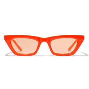 Klassieke Retro Cat eye Zonnebril Mannen Vrouwen Vintage Kleine Vierkante Oversized Zonnebril Tinten Vrouwelijke Luxe UV400