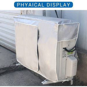 Wassen Anti-stof Anti-Sneeuw Cleaning Cover Waterdichte Outdoor Airconditioning Cover Oxford Airconditioner Schoonmaken Cover