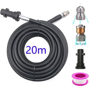 6M 10M 15M 20 Meter Hogedrukreiniger Te Reinigen Riool Drainage Extension Slang Geschikt Voor Karcher K Serie K2 K3 K4 K5 K6 K7