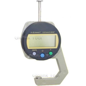 Digitale Diktemeter 0-25.4 Mm/0.01 Elektronische Diktemeter Voor Papier Lederen Doek Houten Bord Dikte Meten tool