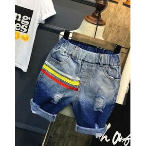 zomer gradiënt print kids korte broek jongens shorts elegante jeans denim shorts voor kinderen 2-6years