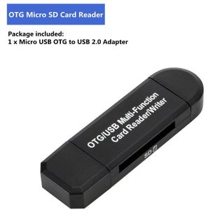 Grwibeou Otg Micro Sd Kaartlezer Usb 2.0 Kaartlezer 2.0 Voor Usb Micro Sd Adapter Flash Drive Smart Memory kaartlezer