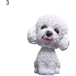 Авто Аксессуары Mooie Swingende Hoofd Simulatie Hond Puppy Auto-interieur Dashboard Ornament Для Автомобиля Аксессуары