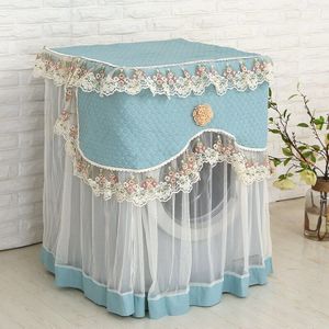 1 Pcs Bloemen Stijl Kant Stof Wasmachine Stofkap 60*60*85 cm Stofdicht Protector wasmachine Deksel