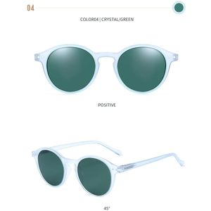 Gepolariseerde Zonnebril Mannen Vrouwen Vintage Ronde Frame Licht Zonnebril Polaroid Lens Zonnebril Eyewear UV400 BT4203