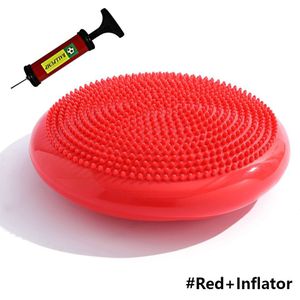 Yoga Ballen Massage Pad Opblaasbare Stabiliteit Wobble Balance Disc Kussen Mat Fitness Oefening Training Bal