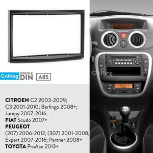 Auto Fascia Radio Panel voor CITROEN C2 2003; C3 2001; Berlingo +; jumpy 2007 Dash Kit Plaat Adapter Bezel Trim