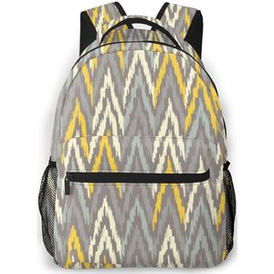 Backpack Women Shoulder Bag Ethnic Boho Ikat School Bag For Teenage Girl Backpacks Travel Bag