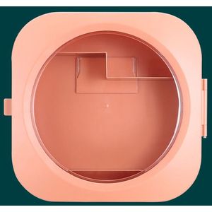 Badkamer Muur Gemonteerde Make Storage Box Gratis Punch Sieraden Cosmetische Case Voor Thuis Badkamer Schoonheid Cosmetische Opbergdozen