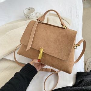 Suède Zwarte Crossbody Tas Voor Vrouwen Mode Sac A Main Vrouwelijke Schoudertas Vrouwelijke Handtassen En Portemonnees Met sjaals