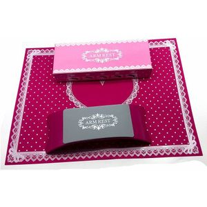 1 set Siliconen Kussen Leuke Hand Houder Kant Golf Punt Opvouwbare Rust Mode Wasbare Nail Art Salon Manicure Gereedschap