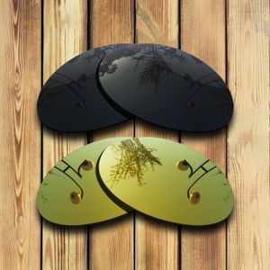 100% Precies Gesneden Gepolariseerde Vervanging Lenzen Voor Romeo 1 Zonnebril Effen Zwarte Kleur-Keuzes