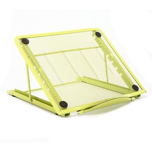 Mesh Geventileerde Verstelbare Laptop Stand Houder Koeler Folding Portable Voor Laptop Notebook Tablet Verstelbare Notebook Stand