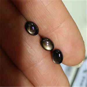 Echsun Goede Natuurlijke Star Sapphire Stone Ovale 4*6Mm Aaa Zafiro Safira Losse Edelstenen Mannen Vrouwen Gebruikt Voor oorbel Ring Sieraden