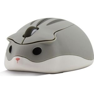 2.4G Draadloze Optische Muis Leuke Cartoon Hamster Computer Muizen Ergonomische Mini 3D Pc Office Muis Voor Kid Meisje