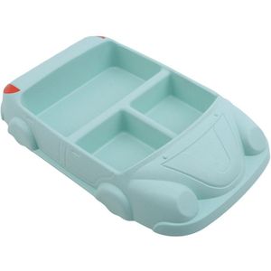 Cartoon Auto Huishouden Keuken Tool Servies Kid Bamboevezel Servies Creatieve Baby Partitie Plaat Fun Fruit Snack Rijstkom