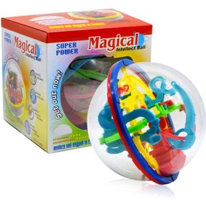 100 Stap 3D Puzzel Bal Magische Intellect Bal Bol Globe Speelgoed Uitdagende Hindernissen Spel Brain Tester Balance Training