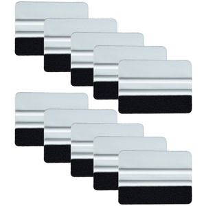 Ehdis 10Pcs Vinyl Film Car Wrapping Schraper Koolstofvezel Stof Voelde Zuigmond Decal Sticker Installatie Tool Window Tinten Tool