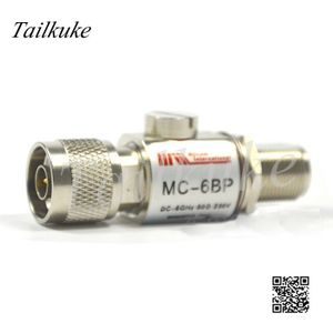 N Type MC-6BP Feeder Bliksemafleider Jk Connector 200W Anti-Surge Protector Gps Draadloze Netwerk Antenne Bliksemafleider