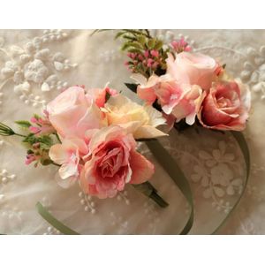 Roze tulp Handgemaakte Pioen Kunstmatige bruid Boeket Roze Pioen Bedrijf bloemen Bruidsmeisjes Roze Pioen Boeket bridal