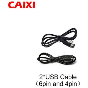 Caixi 2 Din Android Auto Radio Rca Uitgang Lijn Extra Adapter Kabel Usb Kabel Gps Antenne Externe Microfoon