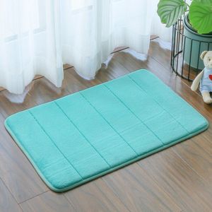 40X60Cm 50X80Cm Effen Kleur Spons Antislip Badkamer Matten Pvc Rug Douche Voor floor Mat Streep Badmat