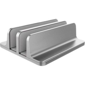 Aluminium Laptop Stand Stand, Dual Desktop Verstelbare Computer Stand, Geschikt Voor Computer / Tablet