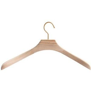 4 stks/partij Anti-skid Brede Schouder Naadloze Volwassen Pak Hanger Non-slip Natuurlijke Kamfer Hout Kleerhangers Kleding opknoping Geen Spoor