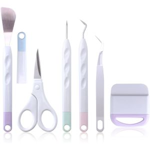 Carving Ambachten Kits Craft Vinyl Wieden Gereedschap Set Met Vinyl Schroot Collector &amp; Draagtas Voor Cricut/Silhouet/siser/Oracal