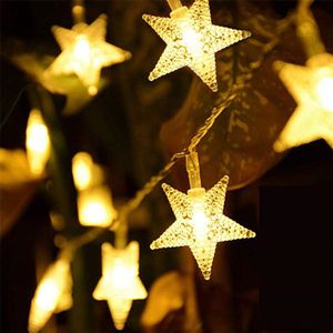 10/20/40/80 LED Star Light String Twinkle Slingers Batterij Aangedreven Kerst Lamp Party Wedding decoratieve Fairy Lights