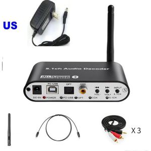 Hdmi-Compatibel Arc 5.1CH Audio Decoder Bluetooth-Compatibel 5.0 Reciever Dac Optische Coaxiale U Spelen Om 5.1ch Dac converter Dac