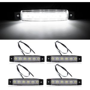 Set Bar Lichten Vrachtwagens Waterdichte Cool White Led Courtesy Trailers 4Pcs