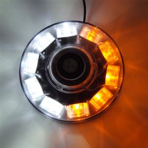DC12V 30W Waterdichte Geel 10 LED Auto Voertuig led Politie waarschuwingslampje Magnetische Gemonteerd Knippert Strobe noodverlichting Baken
